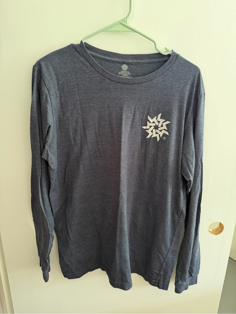 Men's Long Sleeve Graphic T-Shirt - Navy